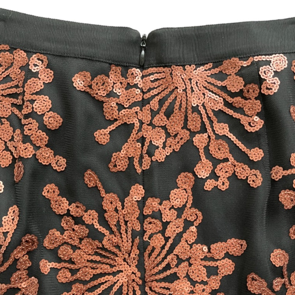 Boden sequin party copper black pencil skirt - Picture 6 of 9